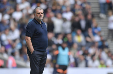 Ange Postecoglou looks on